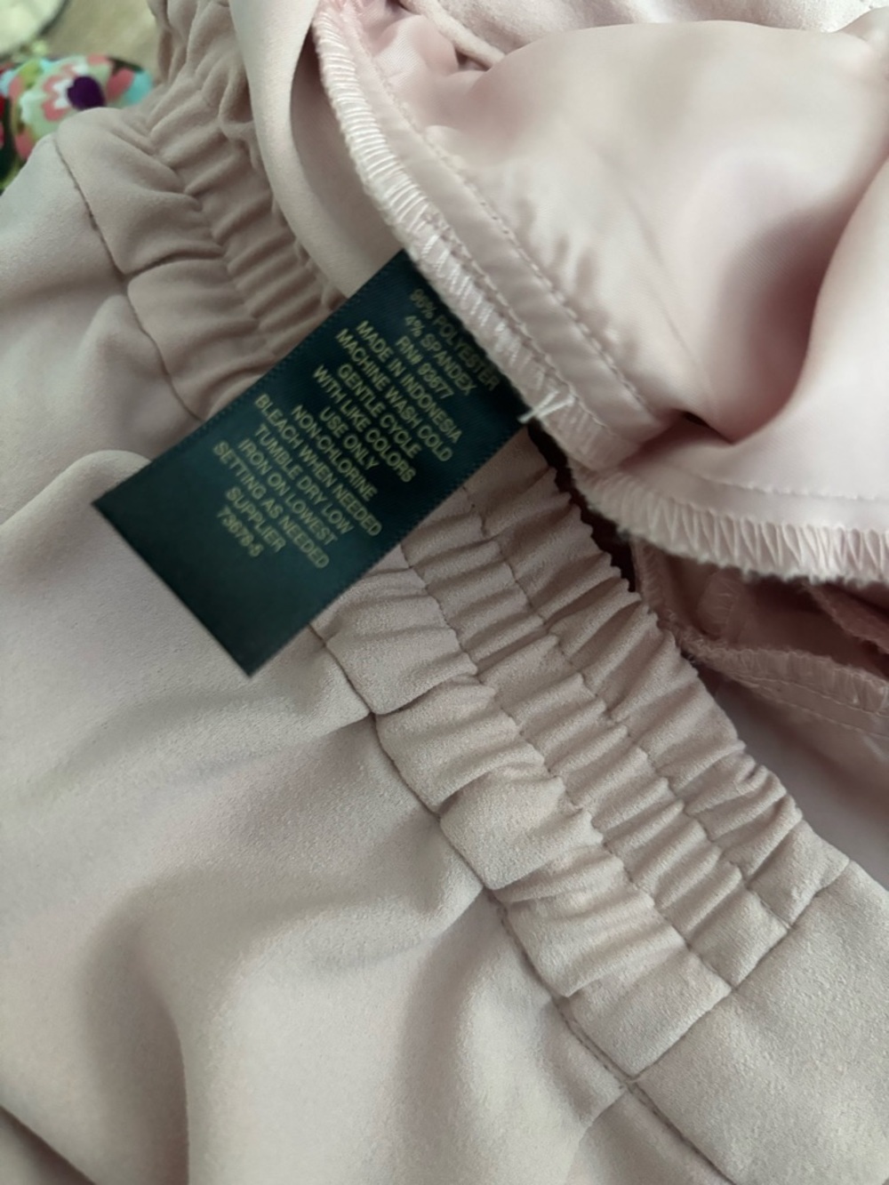 Worthington Dusty Rose Tie-Waist Cropped Pants - Picture 5 of 5